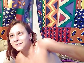 Nerdy Teen Girl w Glasses getting Fucked on Cam