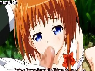 Teen anime girl gets mouth fucked