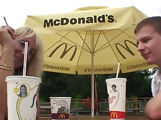 Two Guys Pick-up Czech Woman at McDonalds
