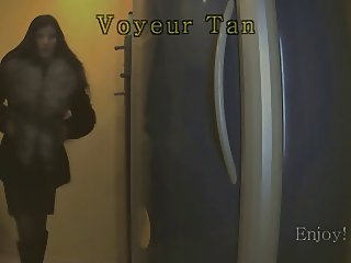 Sexy Spanish Teen Tanning Voyeur