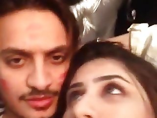 Young Pakistani lovers selfie