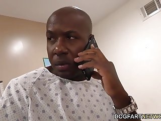 Nurse Sky Rodgers takes big black cock