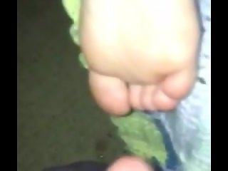Cum on Olivia's Sleeping Feet