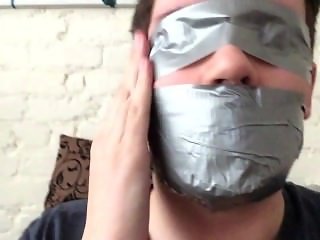 Duct Tape Self Gagging